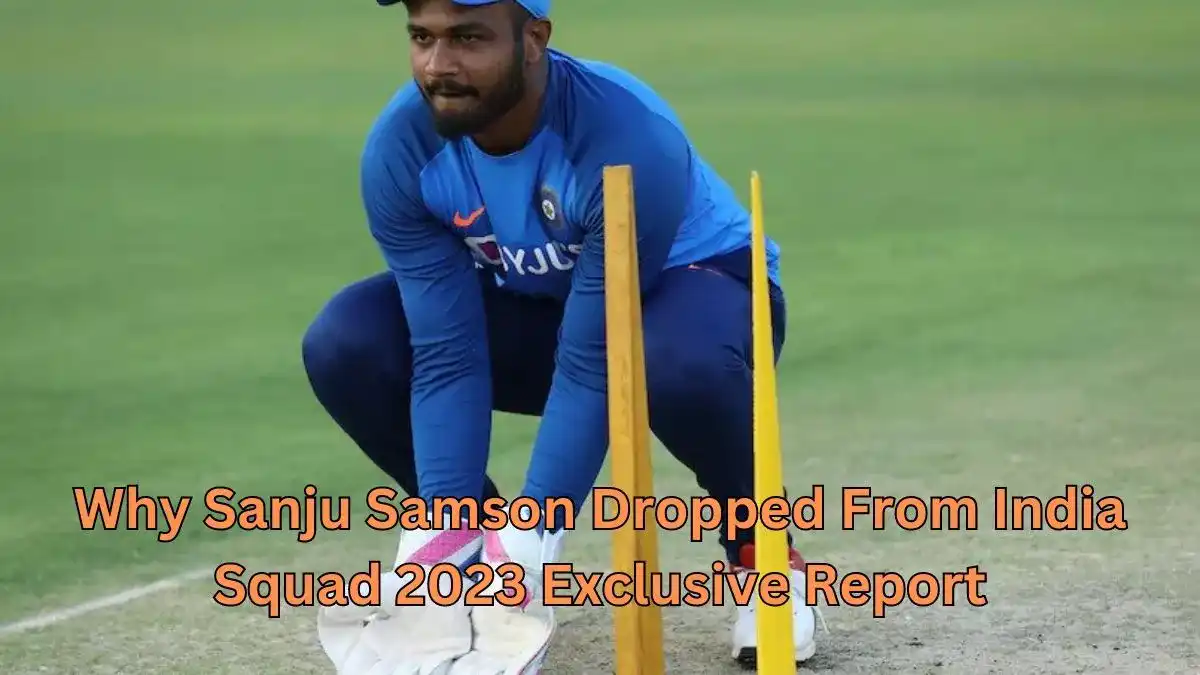 Why Sanju Samson Dropped From India Squad 2023 Exclusive Report