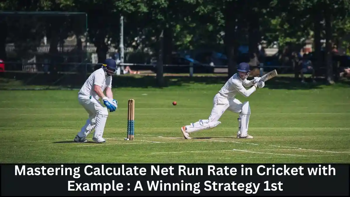 Mastering Calculate Net Run Rate in Cricket with Example A Winning Strategy 1st