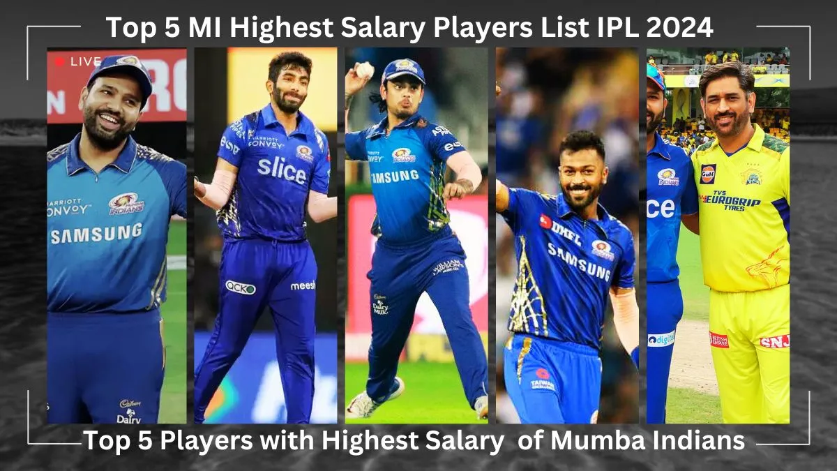 Top 5 MI Highest Salary Players List IPL 2024
